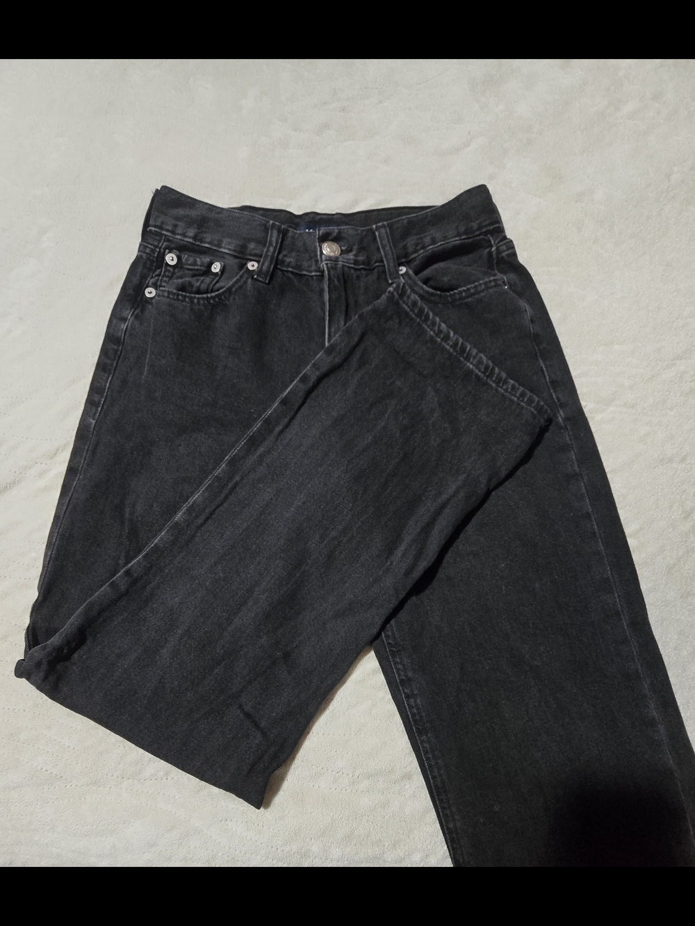 Aeropostale Women's Black Baggy Jeans